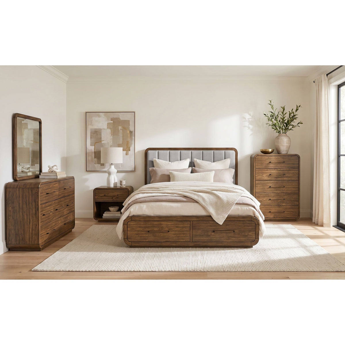 Glinda Dresser in Dark Brown by Elements International, view 4