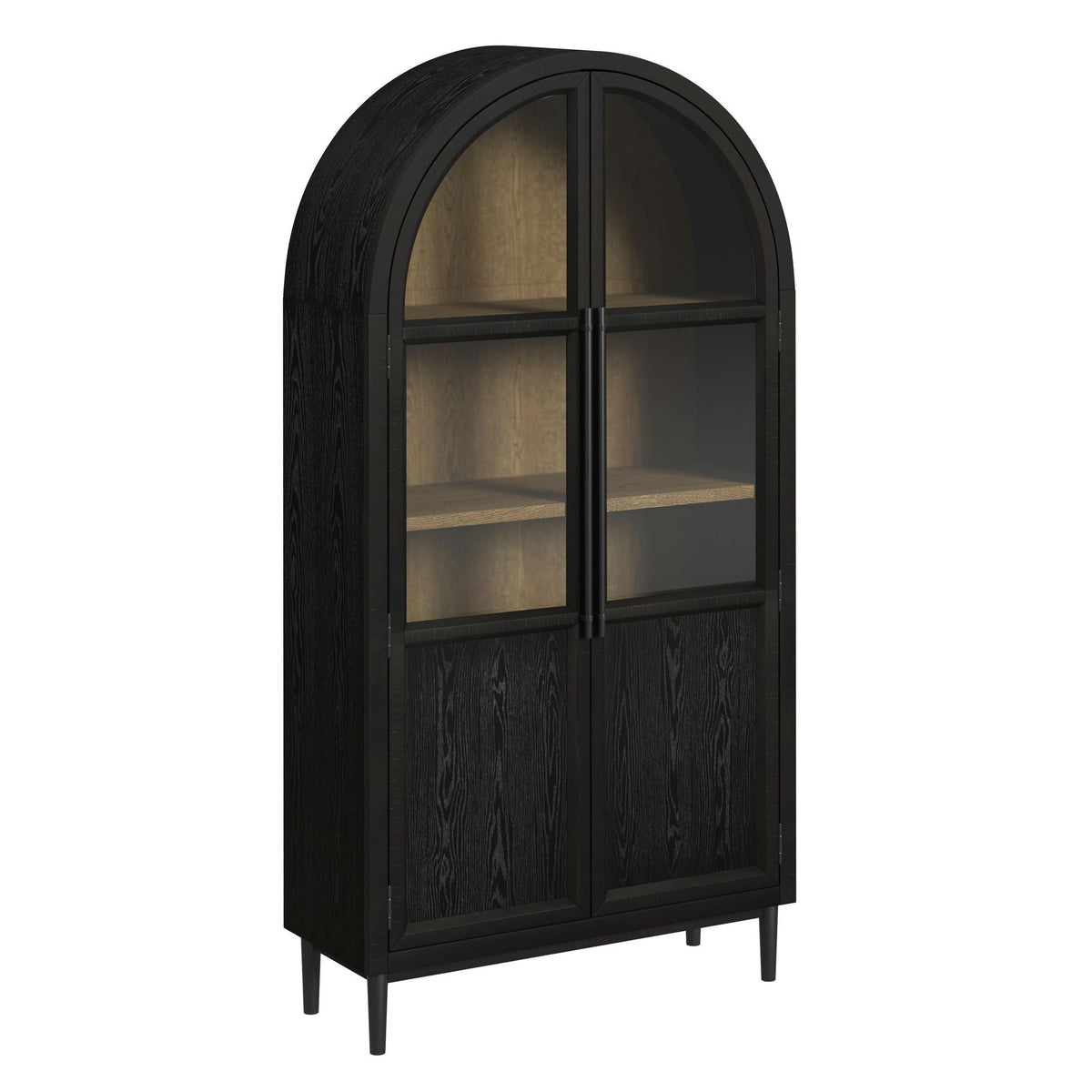 Taurus Bookcase in Black by Elements International