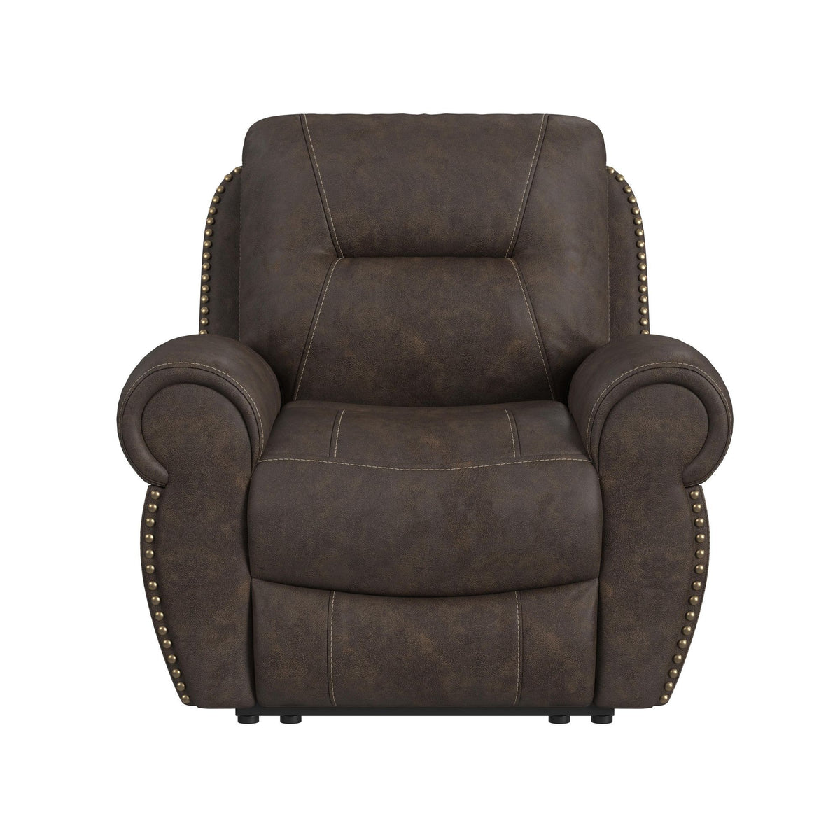 Topeka Recliner in Rocky Brown by Elements International, view 2
