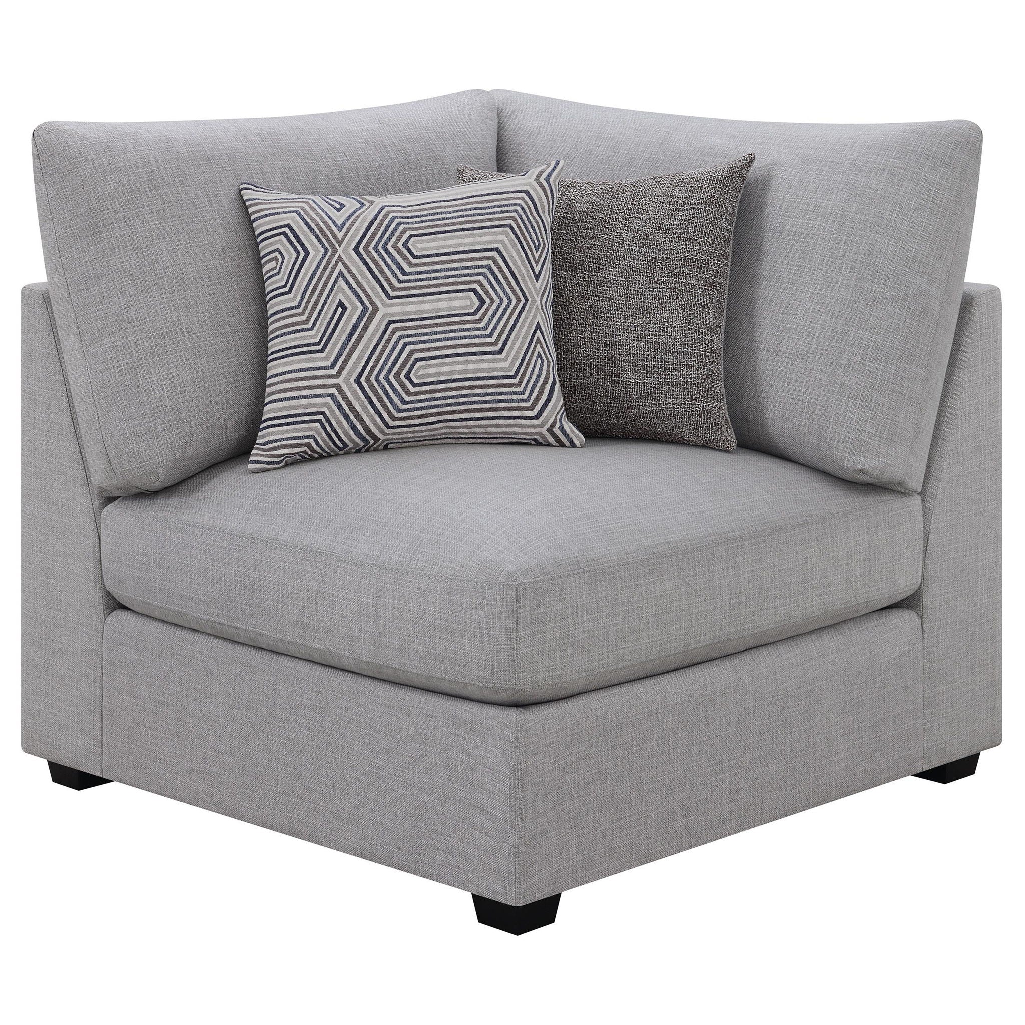 Cambria 5-piece Upholstered Modular Sectional Sofa Grey