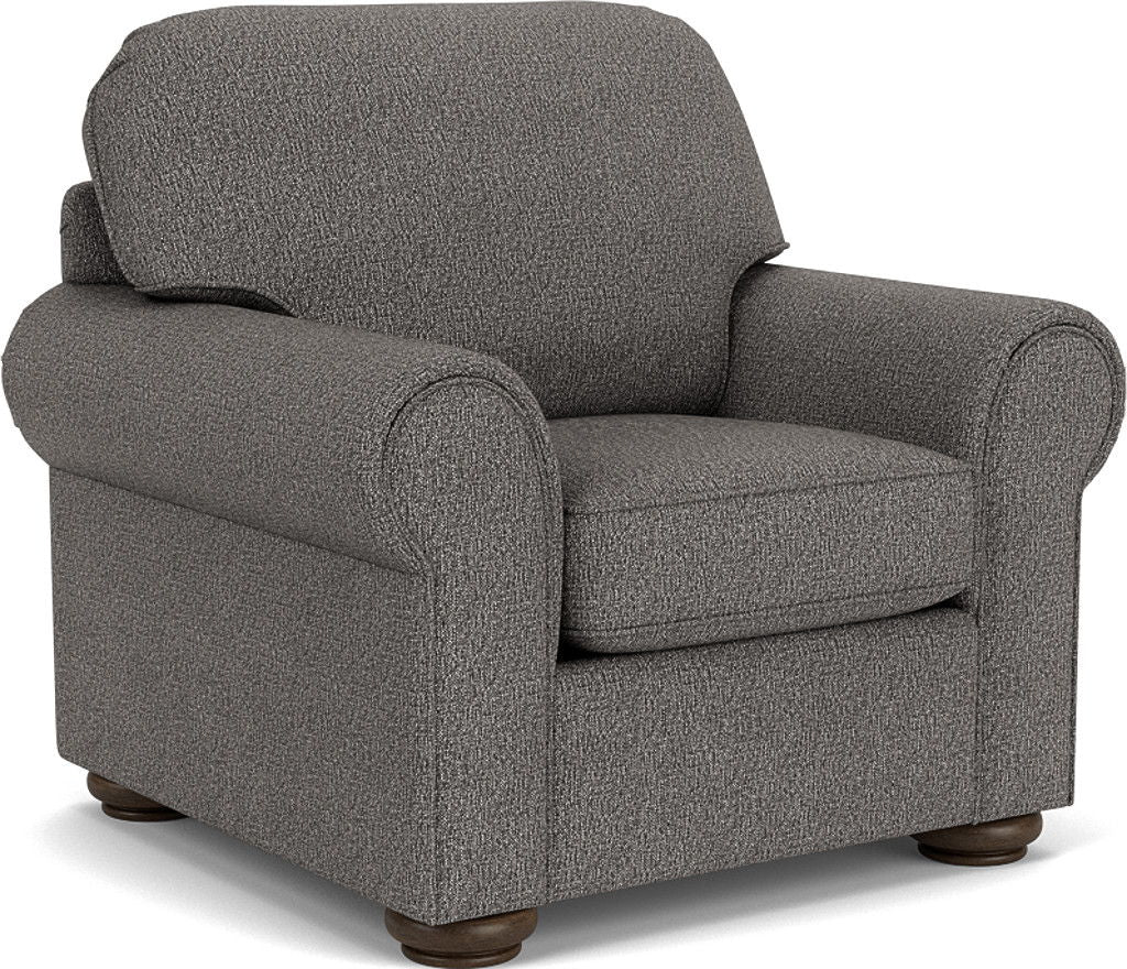 Preston - Fabric Chair - Dark Gray - Atlantic Fine Furniture Inc