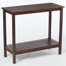 Workstation For Garden Balcony Garage, Acacia Console Potting Table
