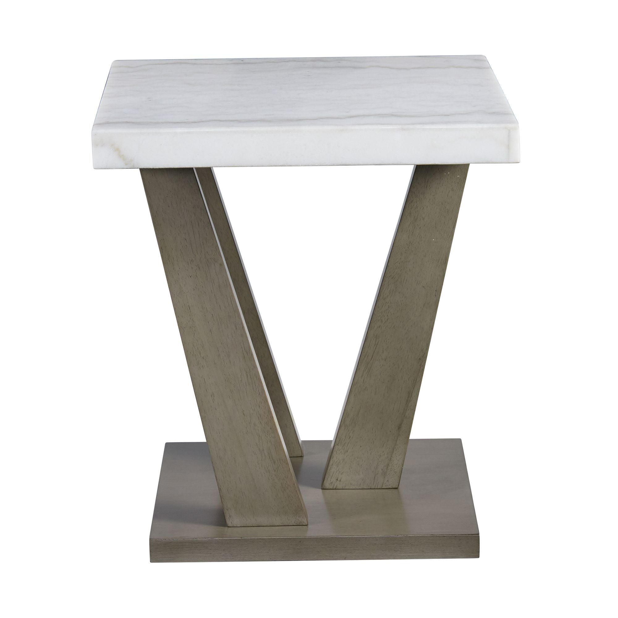 Greta - 2 Piece Occasional Table Set (Coffee Table And End Table) - Gray