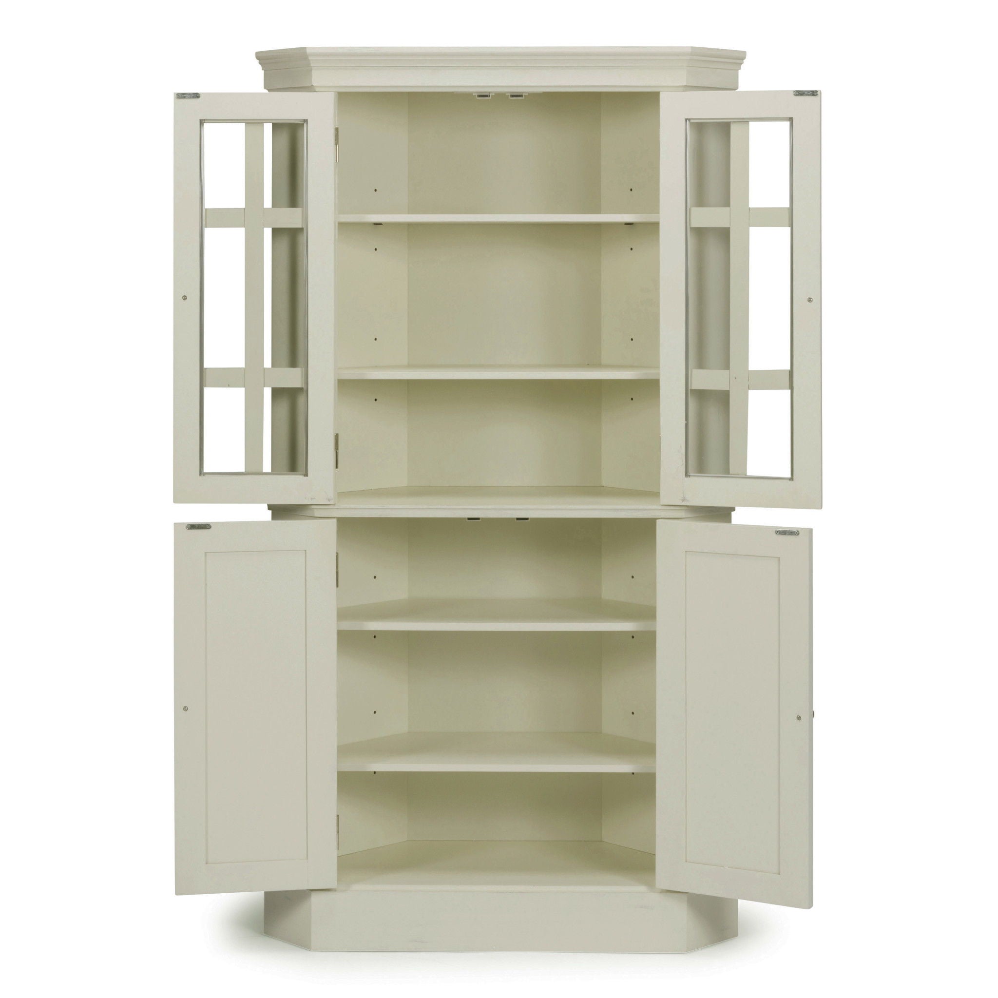 Seaside Lodge - Corner China Cabinet - White