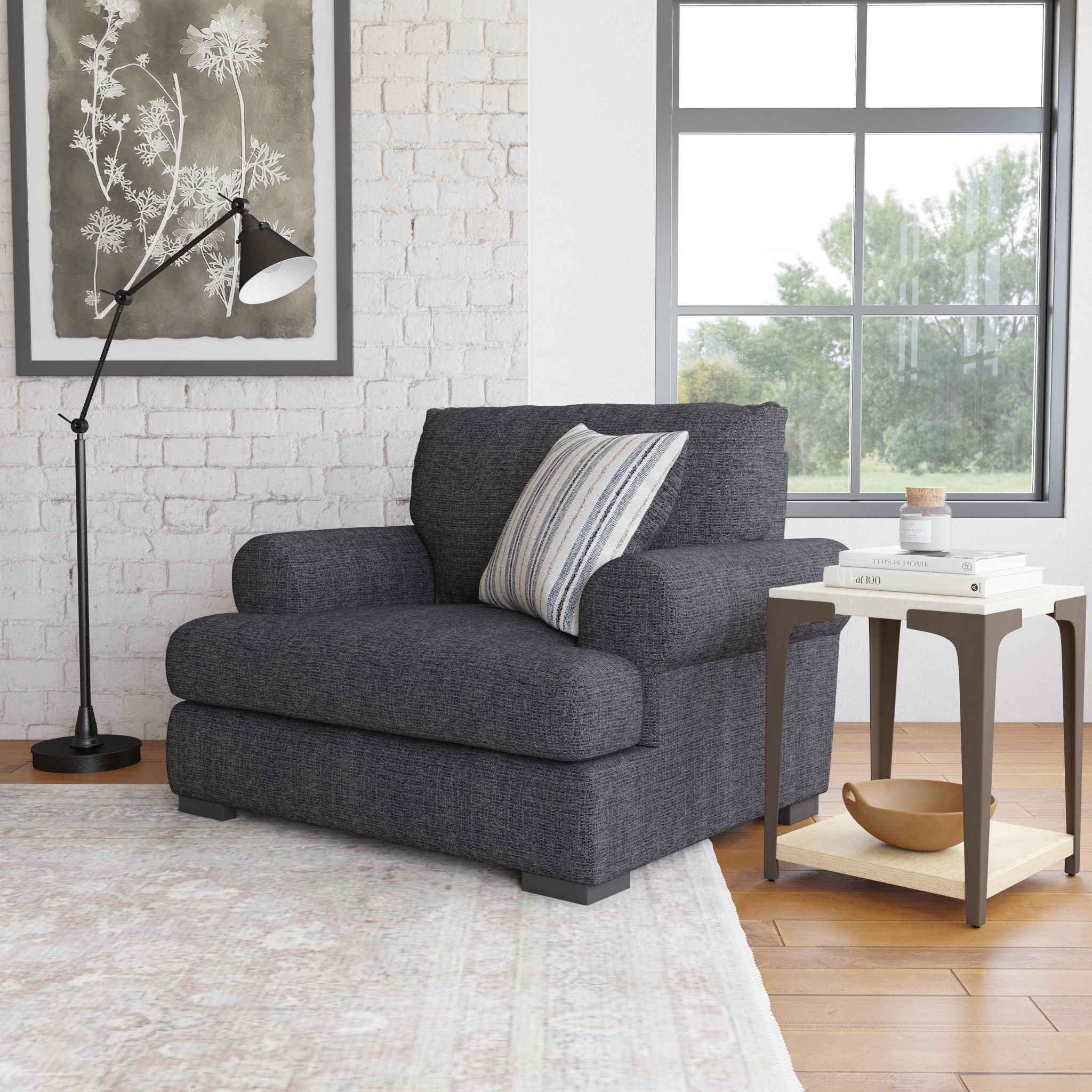 Florence - Fabric Stationary Extra Large Chair