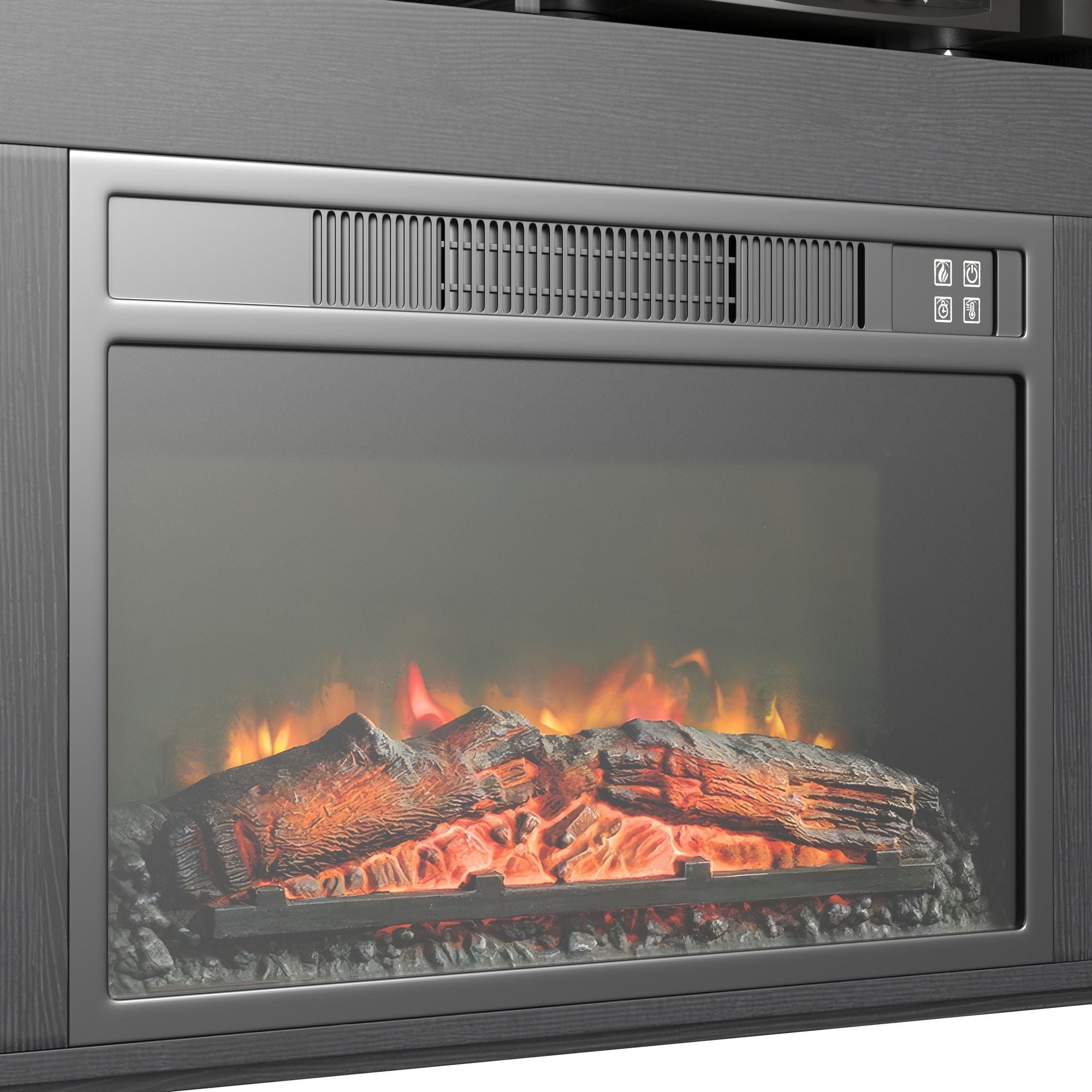 St. Cloud Fireplace With Sound System in Black by Elements International, view 4