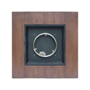 Outdoor Patio Square Gas Burning Mgo Fire Pit, Tank Inside, 40000 Btu