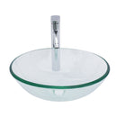 Vessel Sink With Faucet And Pop-Up Drain