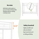 Bunk Bed For Kids, Convertible Frame With Ladders & Guardrail