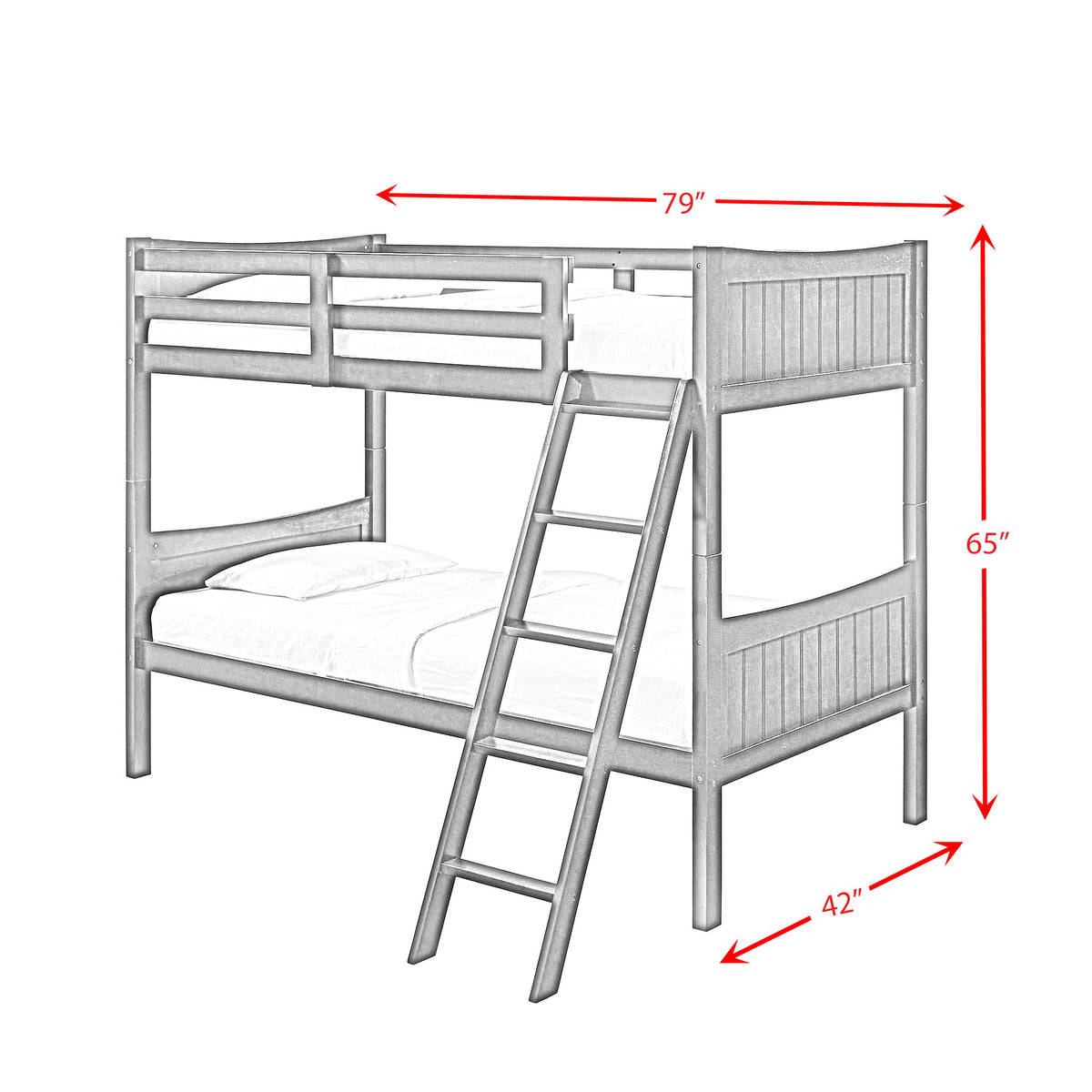 Sami Bunk in Dark Brown by Elements International, view 11