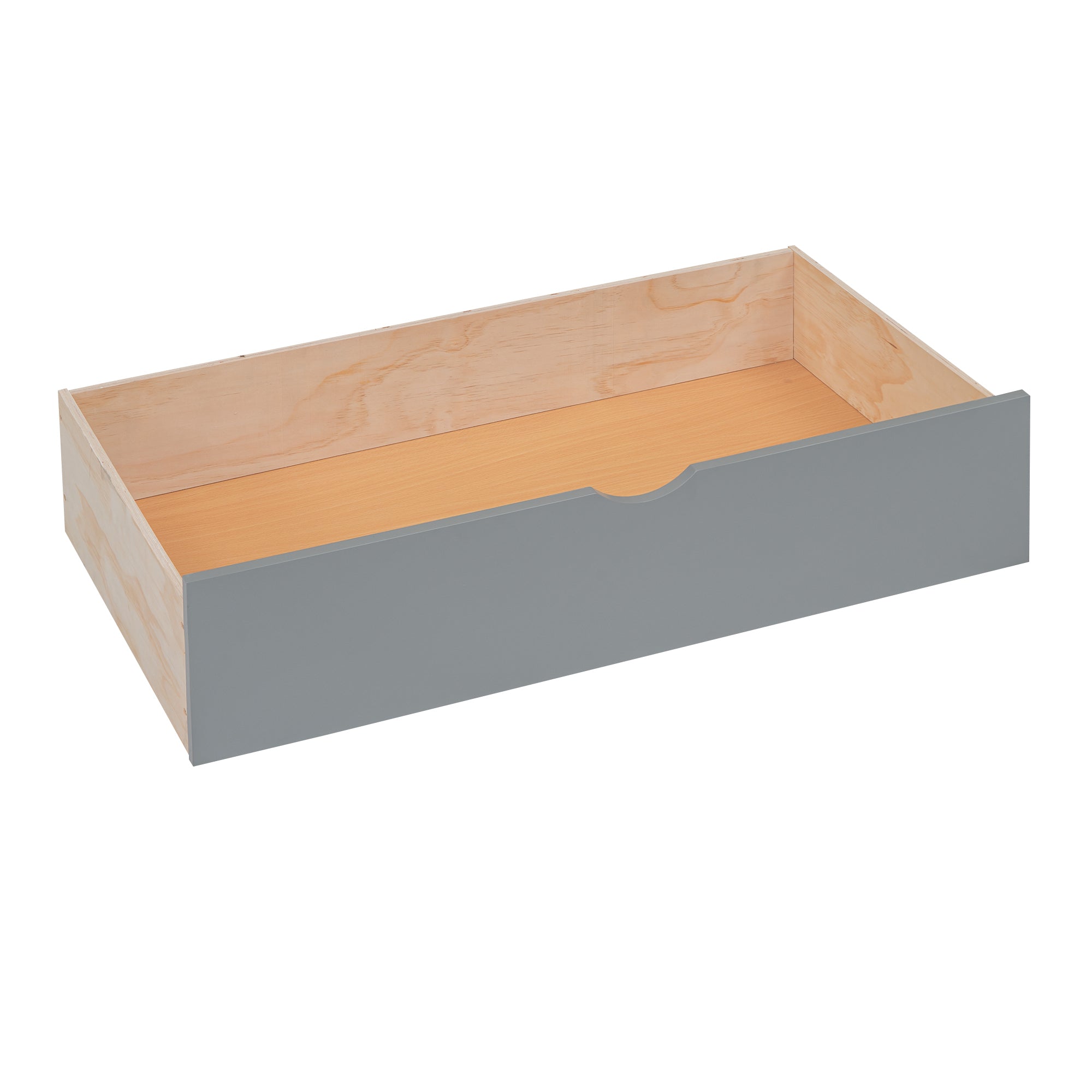 Wood Queen Size Platform Bed with Storage Headboard, Shelves and 4 Drawers, Gray - Atlantic Fine Furniture Melbourne FL