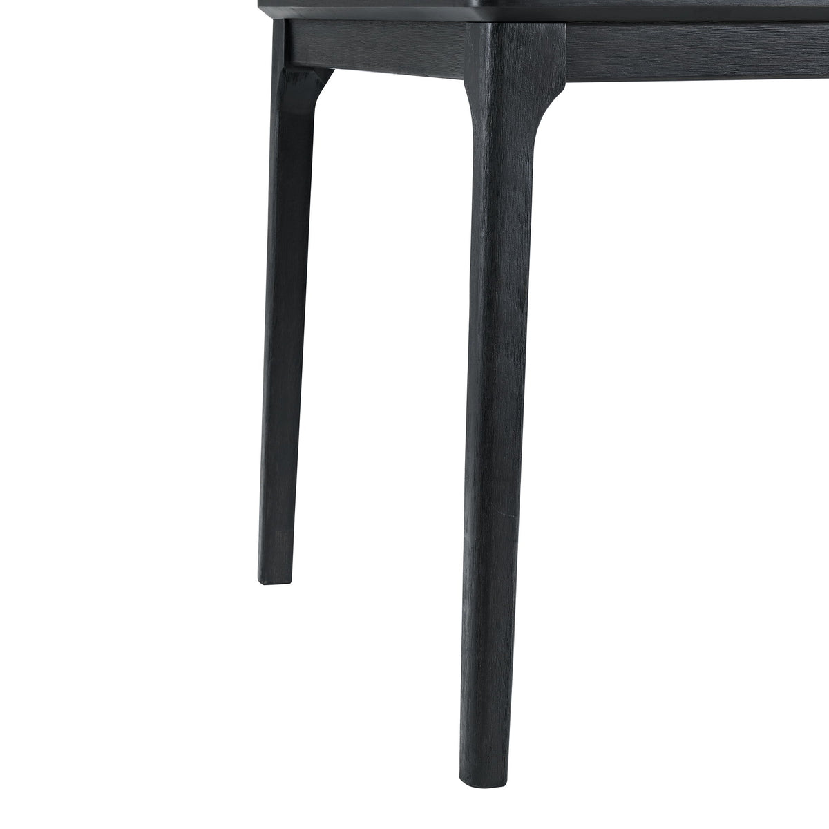 Garcia 5 Piece Counter Set With Table And 4 Chairs in Black by Elements International, view 4