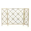 Margaret - 3 Panel Fireplace Screen Iron