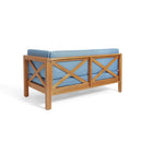 Brava - X Back Corner Bench
