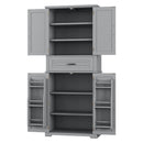 Bathroom Storage Cabinet With Multifunctional Storage Space, Drawer With Slide Rails, Adjustable Shelf