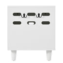 Furniture Style Cat Cabinet Cat Litter Box With Sisal Scratching Door - Cream White