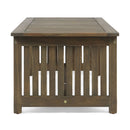 Acacia Wood Rectangular Patio Coffee Table For Outside