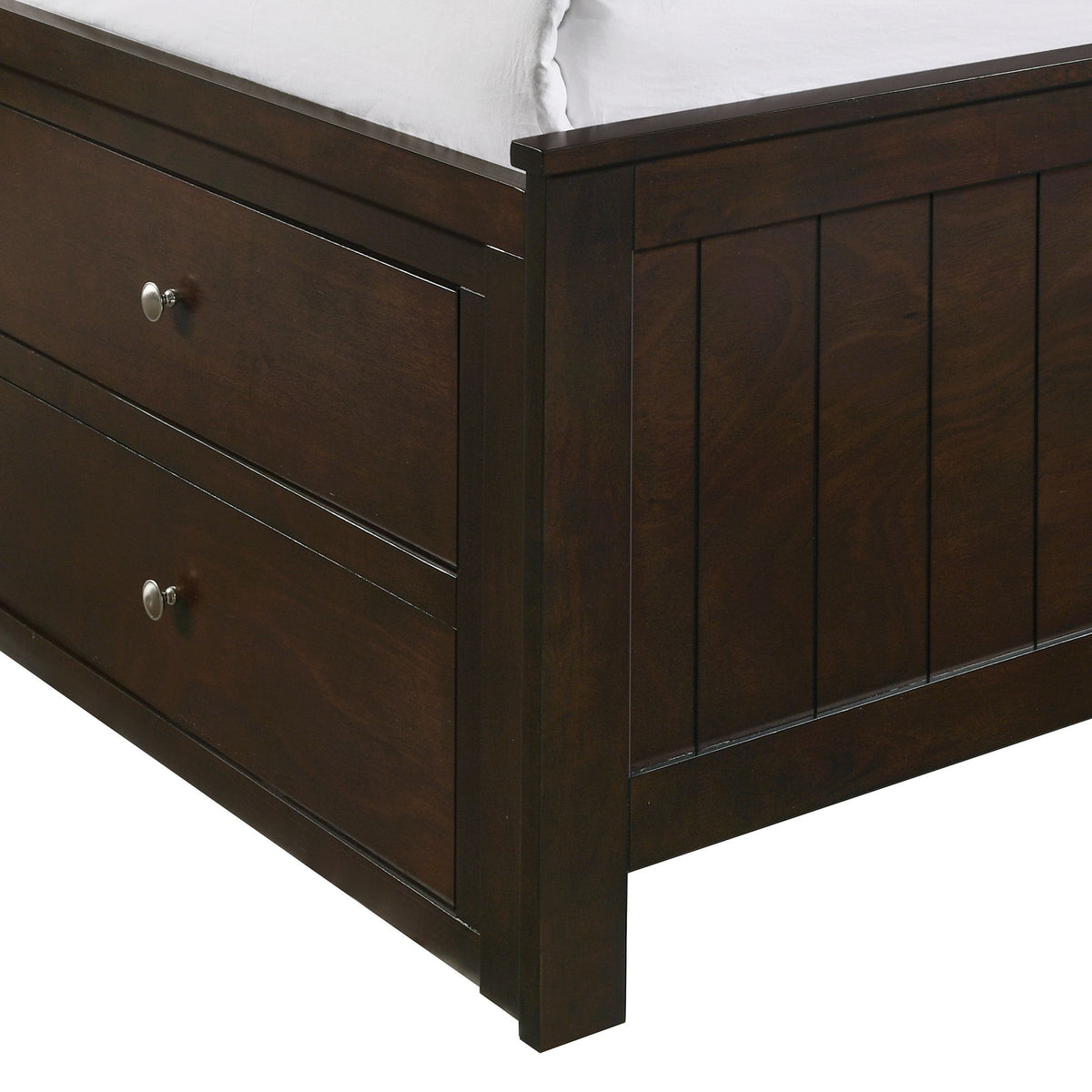 Sami Captains Bedroom Set in Dark Brown by Elements International, view 4
