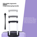 3 Piece Luggage Sets Lightweight Suitcase With Two Hooks, Spinner Wheels,