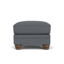 Bexley - Fabric Ottoman, Nailhead Trim