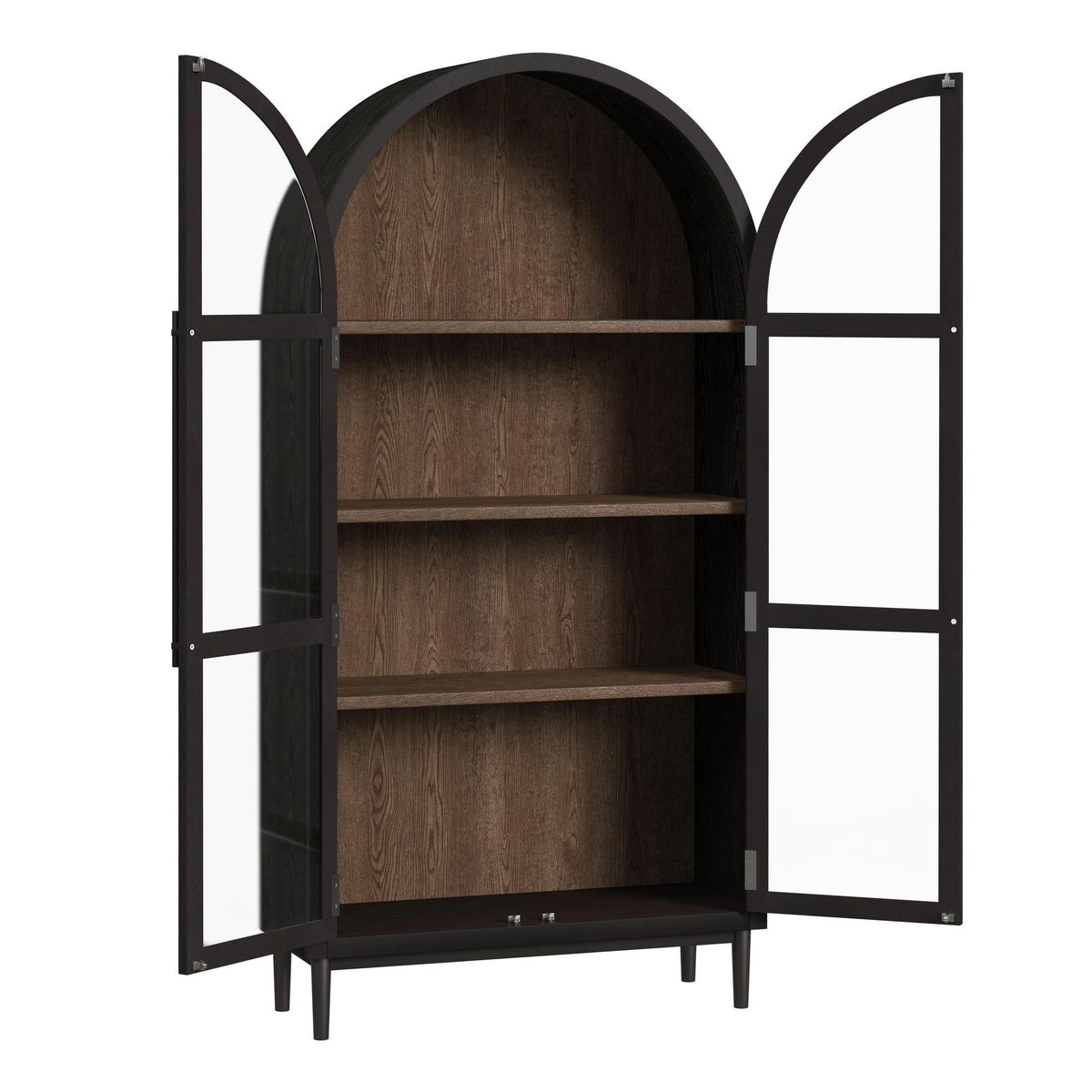 Santiago Bookcase in Espresso Black by Elements International, view 3