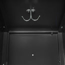 9 Door Lockers With Lock For Secure Storage And - Black