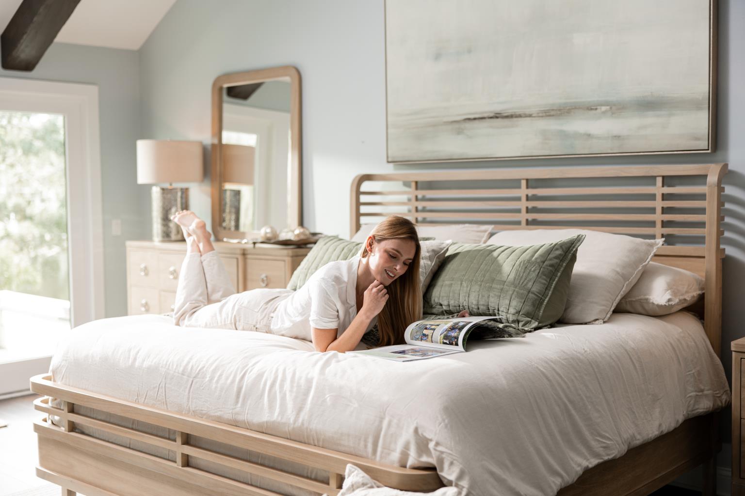 Monterey Queen Headboard Sandstone Finish