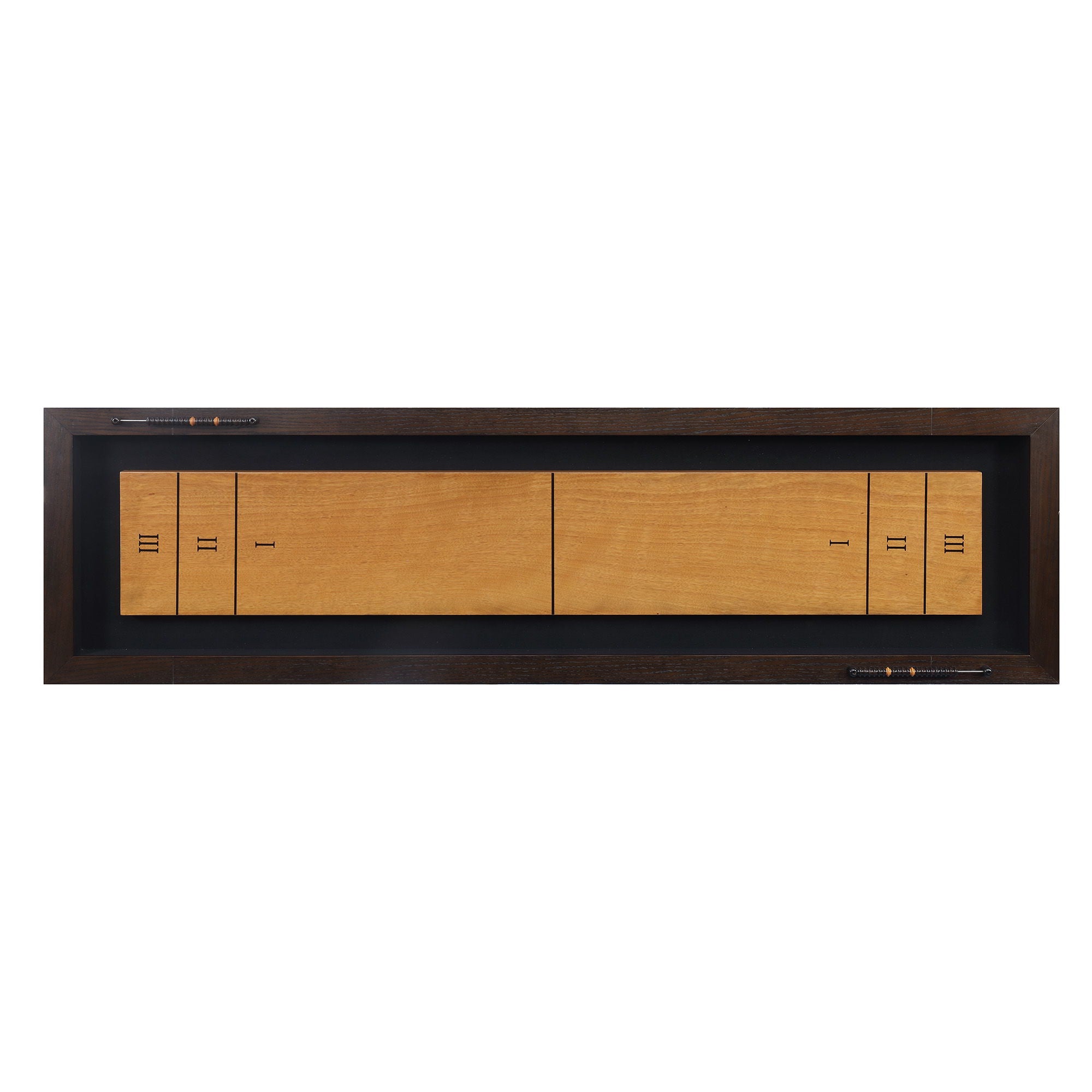 Titus - 108" Shuffleboard Table - Brown