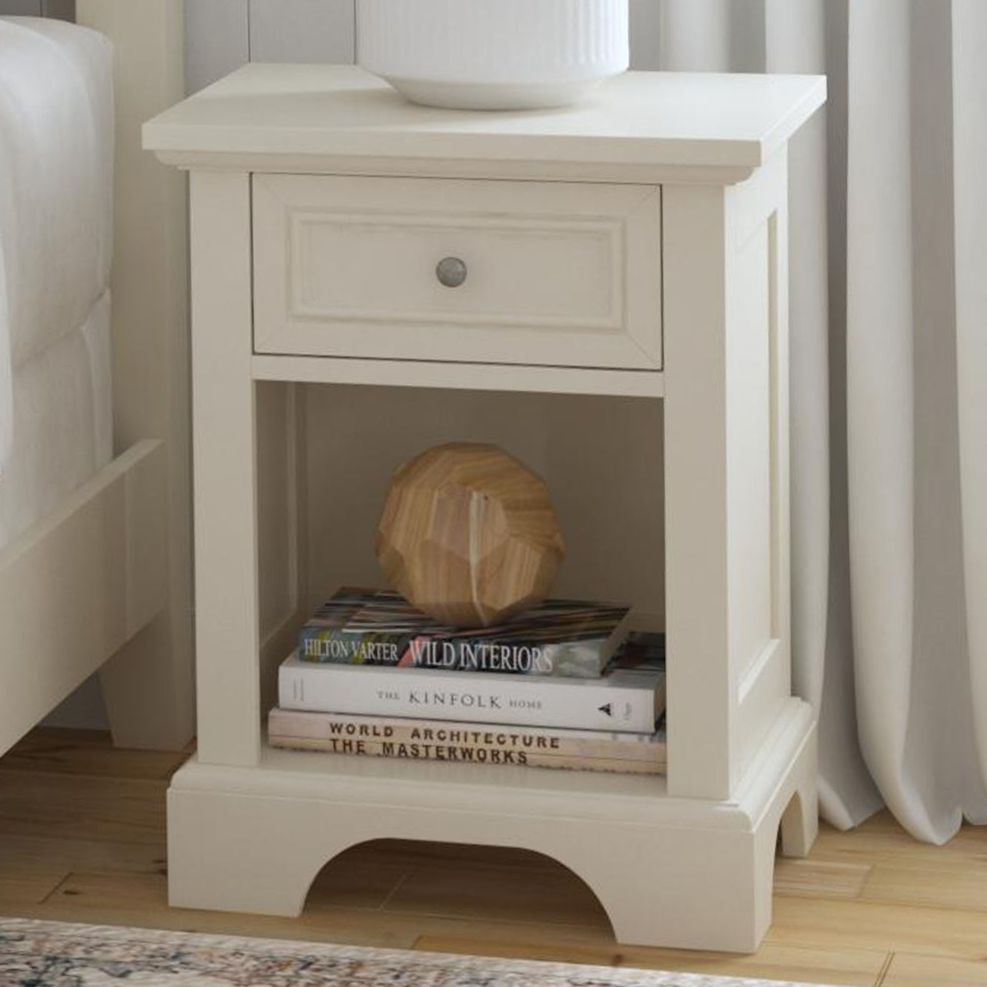 Naples - Nightstand - White