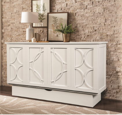 Brussels Cabinet Bed - White