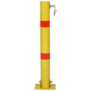 Parking Bollard Pole Barrier With Lock For Car Parking Protection