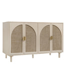 4 Door Cabinet, Customizable Storage System
