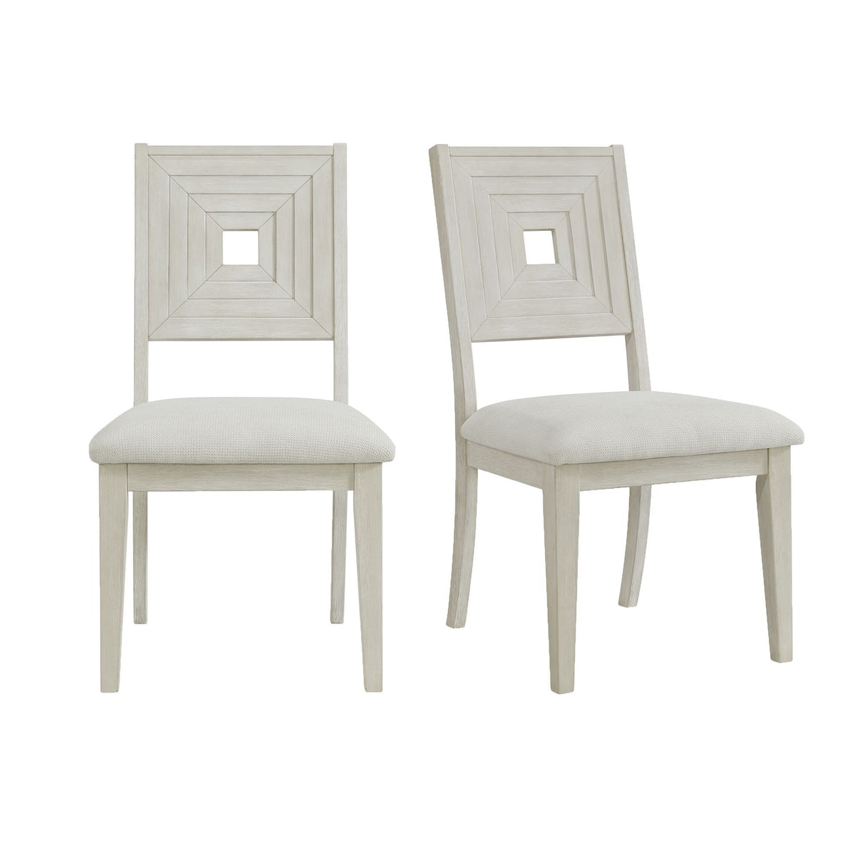 Avalanche Dining Side Chair (Set of 2) in Antique White by Elements International