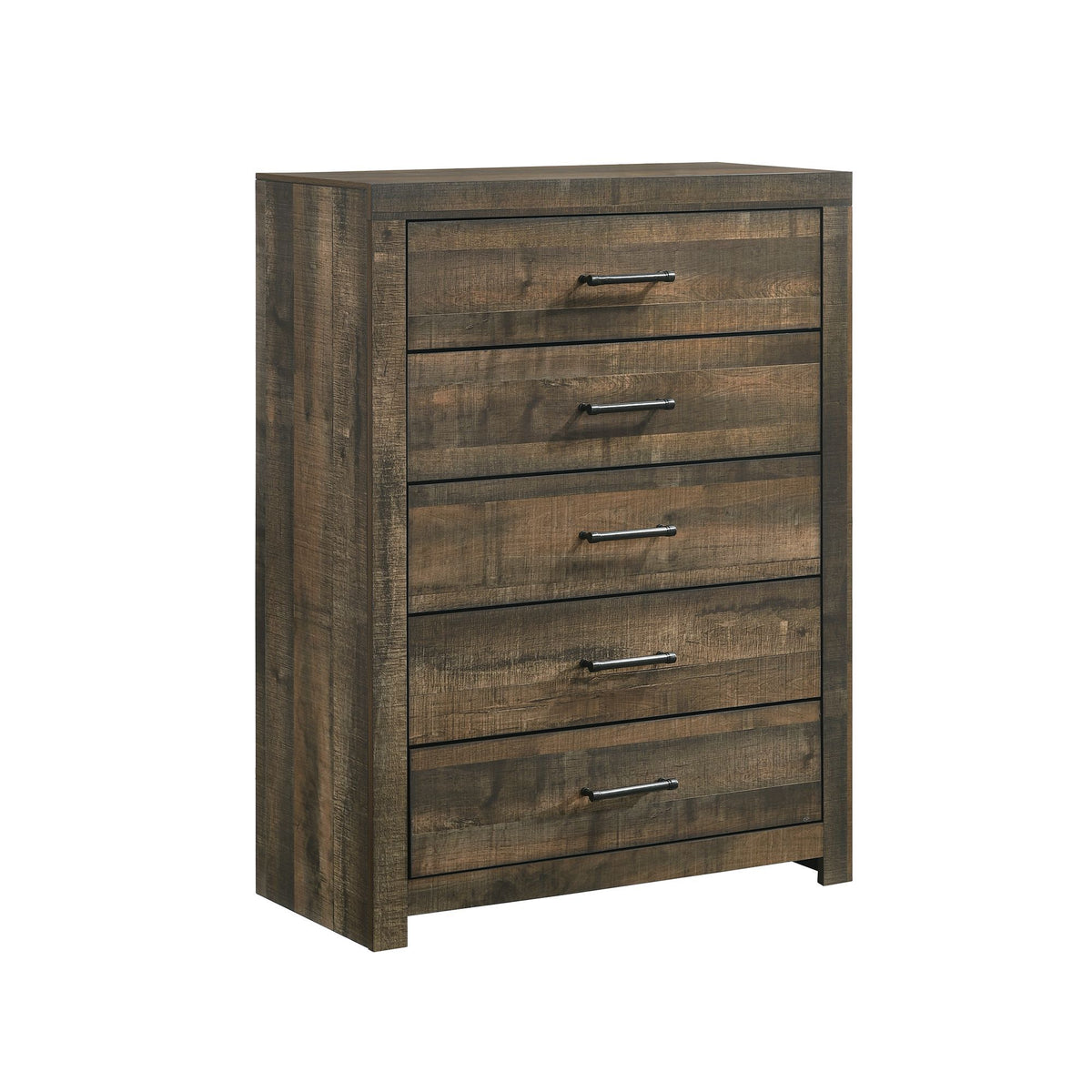 Bailey 5-Drawer Chest in Walnut by Elements International