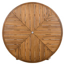 5 Piece Outdoor Patio Dining Set With 4 Armchairs And Table - Beige