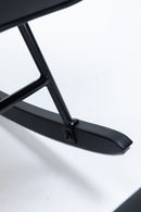 Rocking Accent Chair With Lumbar Pillow And Ottoman