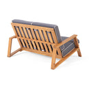 Paloma - Contemporary Loveseat And Coffee Table Set With Weather Resistant Cushions