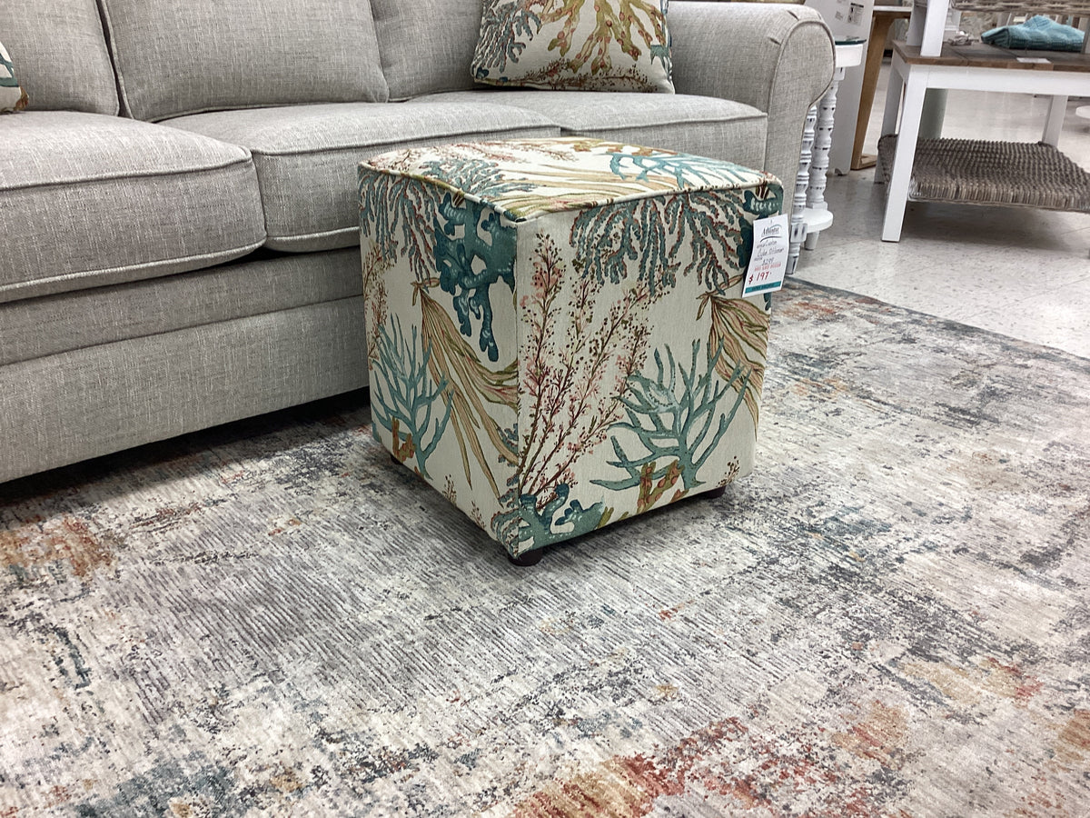Custom Stanley Cube Ottoman - Atlantic Fine Furniture Melbourne FL