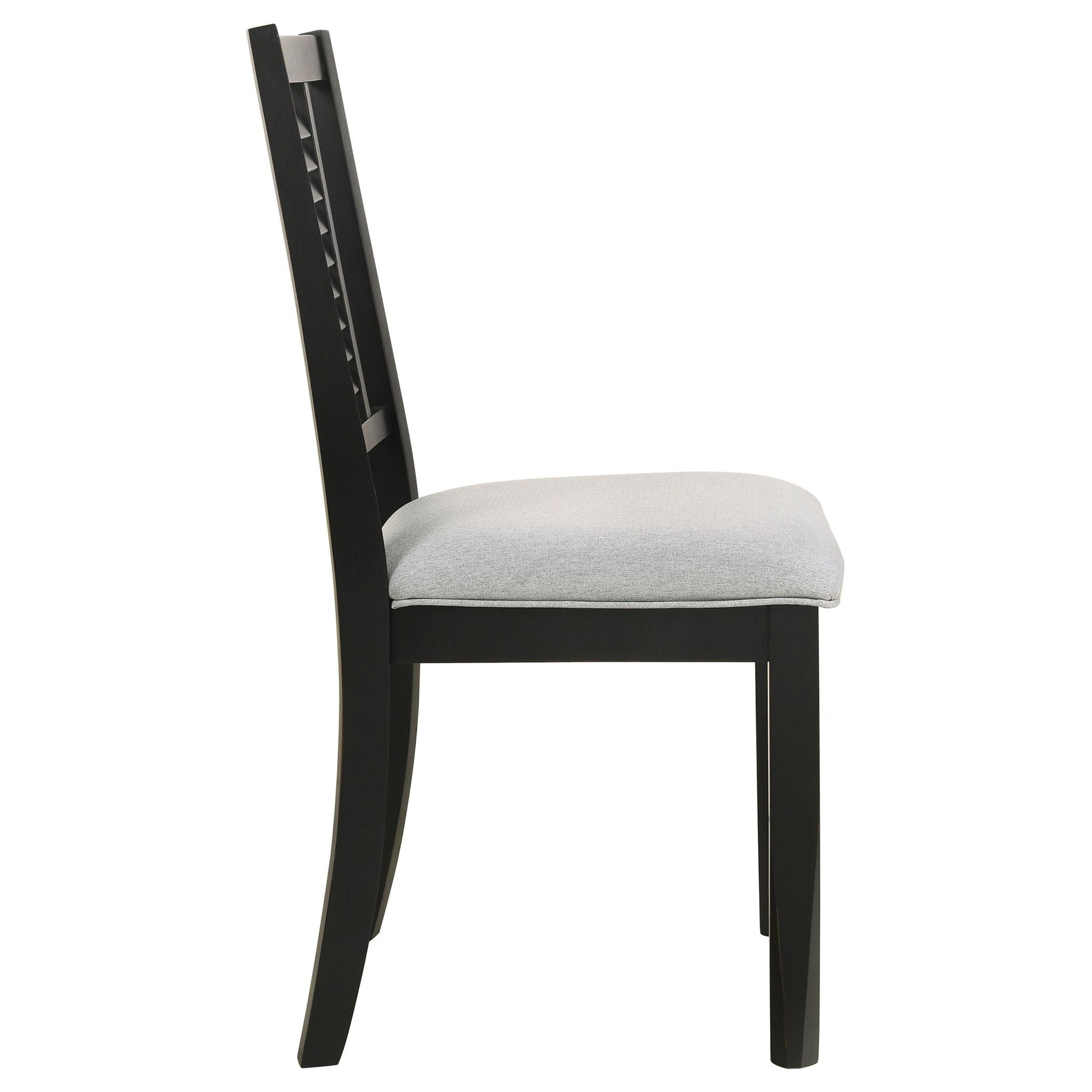 Appleton Wood Dining Side Chair Washed Black (Set of 2) - Atlantic Fine Furniture Melbourne FL