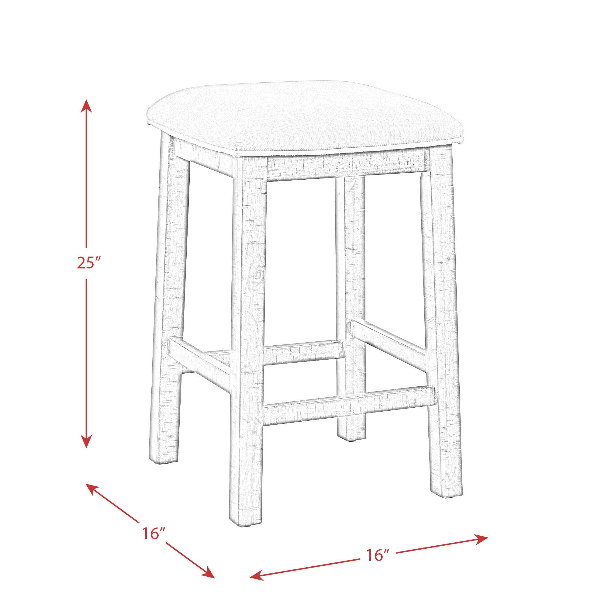 Jax - Bar Table Single Pack (Table And Three Stools) - Dark Walnut