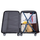 Luggage Set Of 5 Pieces, Expandable Hard Pc Luggage Set With Tsa Lock For Rotating Wheels