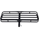 Heavy Duty Steel Hitch Mount Cargo Carrier Rack For SUV, Truck, Car With 2" Receiver - Black