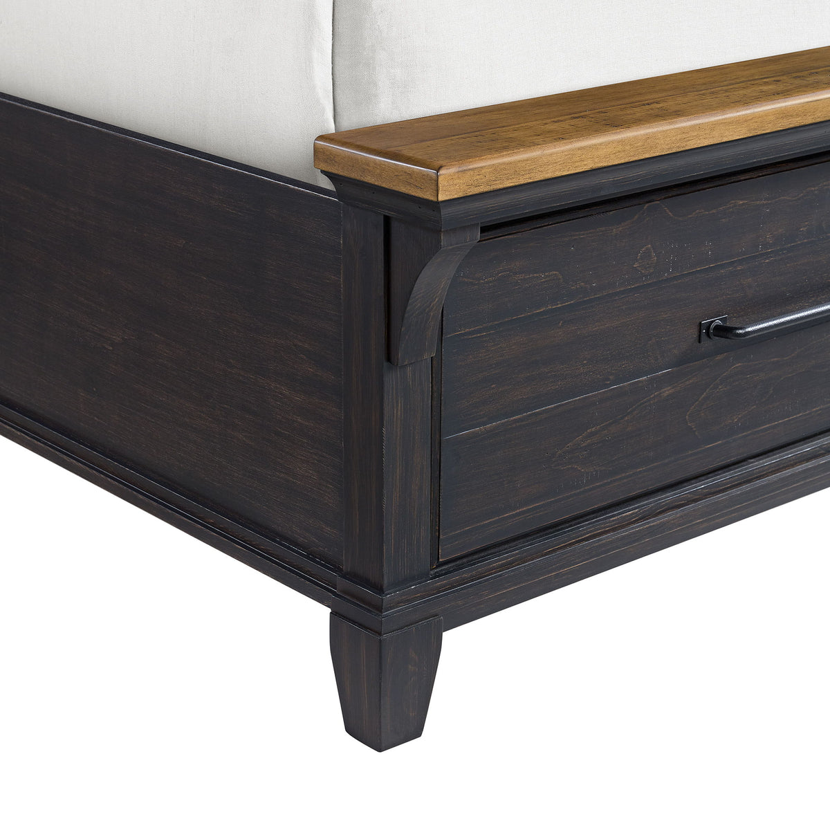 Montrose Storage Bed in Dark Brown by Elements International, view 4