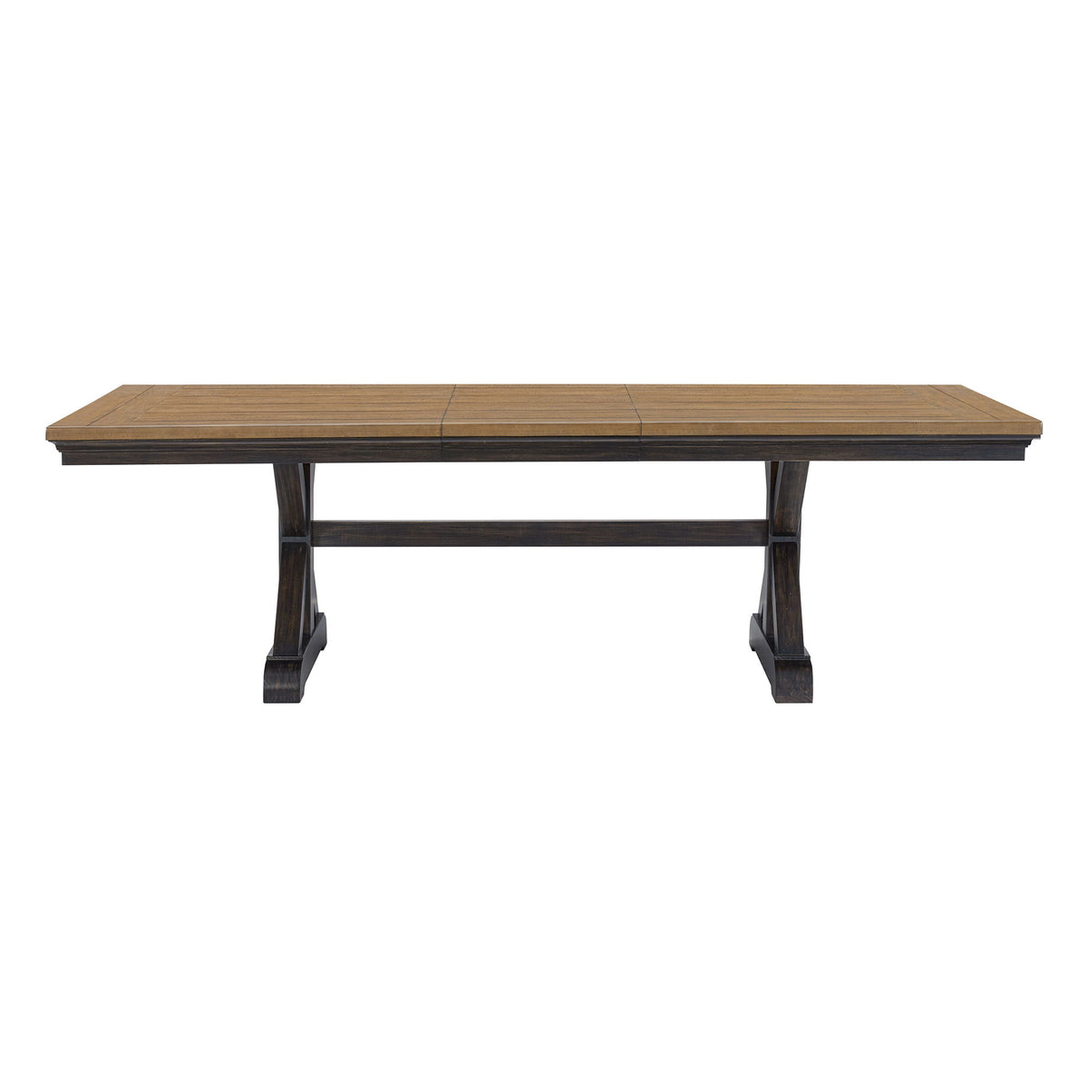 Montrose Dining Table With 20" Leaf in Espresso And Brown by Elements International, view 2