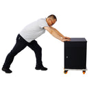 Heavy Duty Furniture Dolly Trolley Car, Aluminum Frame With 3" Tpu Professional Casters, Brake Option