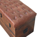 Buffalo - Leather Storage Trunk