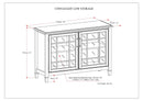 Connaught - Handcrafted Low Storage Cabinet