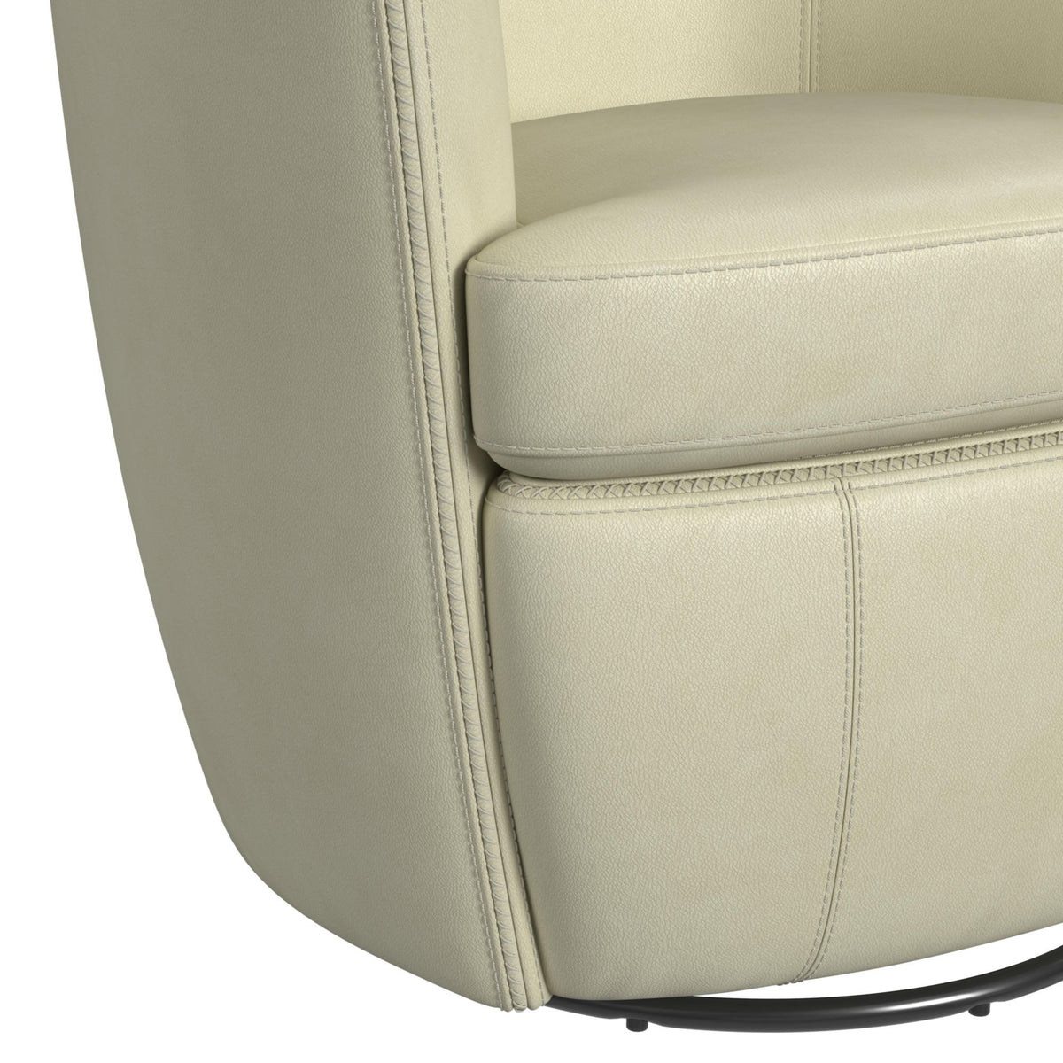 Vito Swivel Chair in Beige by Elements International, view 5