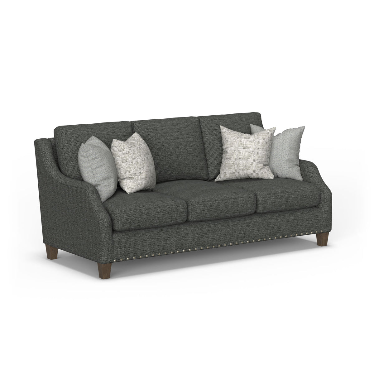 Gianna - Fabric Sofa With Nailhead Trim