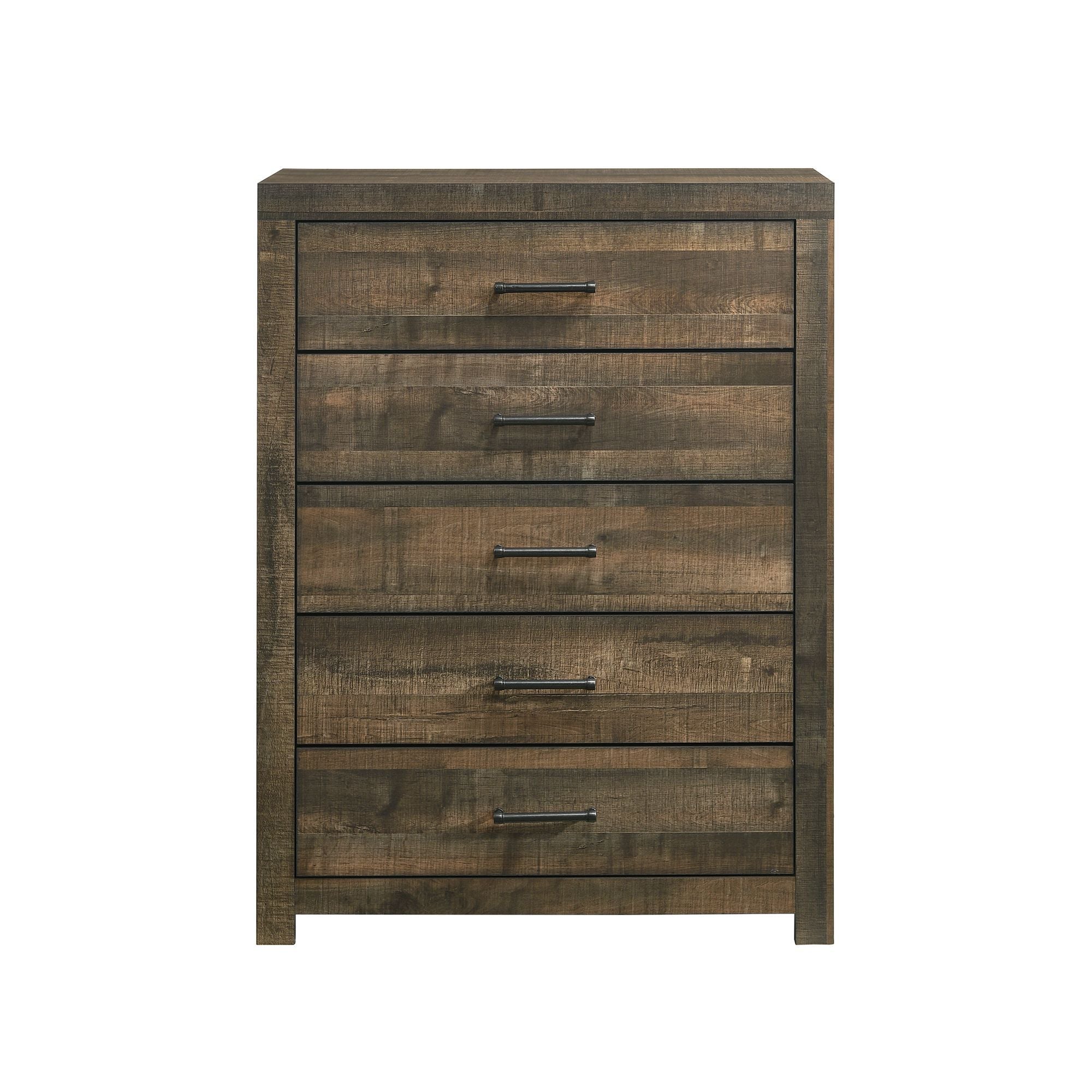 Bailey 5-Drawer Chest in Walnut by Elements International, view 2